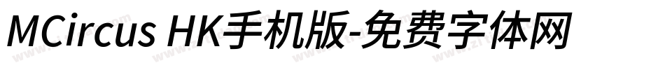 MCircus HK手机版字体转换